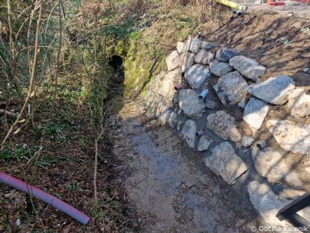 Sanacija odvodnega kanala na Tunjiški cesti (3)